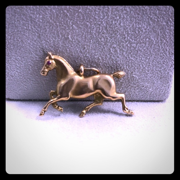 Jewelry - 14k Yellow Gold Horse Pendant/Charm